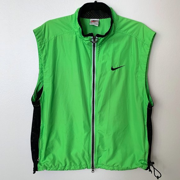 Nike shop vest green